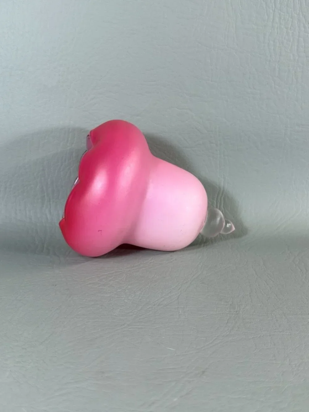 Rare Unpainted Fenton Burmese Glass Bell Satin Finish Pink Vintage Collectible